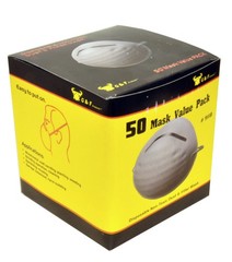 Particulate Respirator Dust Mask TwoStrap Cup Style Design, Lightweight with …