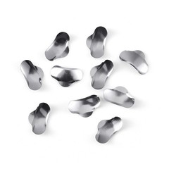100Pcs/Box Dental Matrix Sectional Contoured Metal Matrices Band Resin Clamping