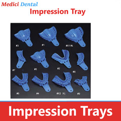 Dental Impression Trays Perforated Plastic Autoclave (CHOOSE SIZE) 2 Trays/Pk
