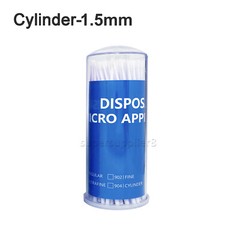 100Pcs/Box Dental Disposable Micro Applicator Brush Bendable Sticks Bottle 4Size
