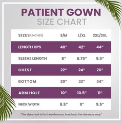 NY Threads Women’s Hospital Gown Soft and Stylish Comfortable Patient Gown,…