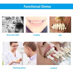 1-10 Boxes Dental Acrylic Resin Denture 23# A1 Full Sets Teeth Upper Lower Shade