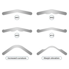 Dental Matrix Bands Sectional Contoured Matrices M2 M3 M4 M5 M6 M7 M8 M9 M10