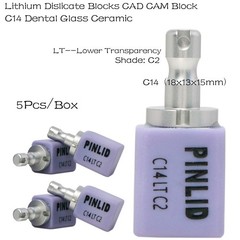 C14 Glass Ceramic Blocks Dental LT Lithium Disilicate E.Max CAD/CAM Cerec Blocks