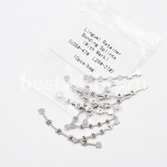 10pc/PACK Dental Ortho Lingual Retainer Bonding Splits w/Mark U38#-47#,L29#-37#
