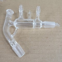 Unbranded Glassware 19/22 Joint Short Path Compact Vacuum Distillation Head