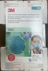 3M N95 NIOSH Particulate Respirator Masks Case of 160 #1860 Surgical Mask 4/2026