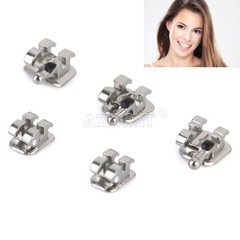AZDENT Dental Orthodonic Bracket Brace Mini Standard Roth MBT 018 022 Hook 3/345