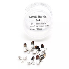 50Pcs Dental Matrix Bands Sectional Contoured Matrices Fit Palodent V3 System