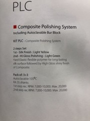 MDT Dental PLC Composite Polishing System Including Autoclavable Bur Block