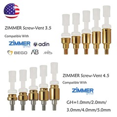 US LOCATOR Overdenture Attachment System for ZIMMER Screw-Vent BEGO/MIS Platform