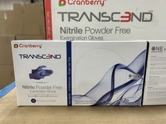 Small Cranberry Transcend Nitrile Gloves 10×300 (3000)