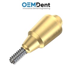 Dental Straight Multi Unit 1.6mm Titanium Set NP Nobel Active®Compatible Conical