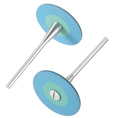 牙科橡胶钻石抛光机轮盘适用于瓷器/锆石 5 种尺寸-