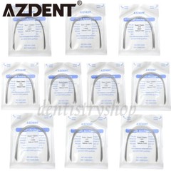 AZDENT Dental Orthodontics Round Arch Wire Super Elastic Niti Nature Form