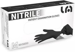 Case of 1000 Black Nitrile Disposable Exam Gloves 4 Mil, Latex & Powder Free
