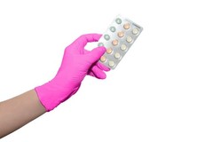 Aurelia Blush Pink Nitrile Exam Gloves – Powder-Free, Latex-Free, 2.5 mil 200/Bx