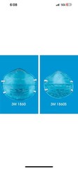 3M 1860S N95 Respirator Mask Case of 120 Small Size NIOSH, Surgical & Respirator