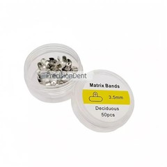 50 Pcs Dental Matrix Band 3D Hole Protrusions Contoured Matrices 3.5mm-6.5mm