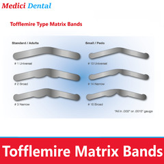 Dental Universal Matrix Bands Tofflemire Bands #1 .001″ UltraThin HO Bands Type