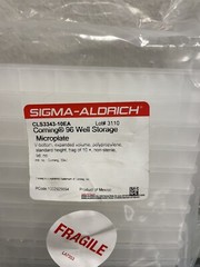 Corning 96-Well Storage Microplate, V-Bottom, Bag Of 10, 3343