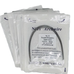 100Packs Dental Ortho Arch Wires Super Elastic Niti Round 012~020 Upper&Lower