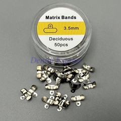 50Pcs Dental Matrix Bands Sectional Contoured Matrices Refill Fit Palodent V3