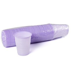 2000 PlastCare USA Purple Dental 5 Oz. Rinse Cups, Disposable Plastic Mouth Wash