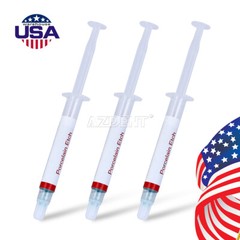Dental Porcelain Etch Gel 9.5% HF Hydrofluoric Acid Etchant 3 Syringe Tips 2.5ml