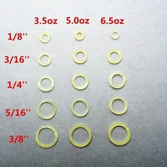 10 Packs /1000 Pcs Dental Orthodontic Rubber Bands Elastic Brace 15 Size Choice
