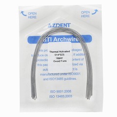 5X Dental Orthodontic Heat Thermal Activated Rectangular Niti Arch Wire
