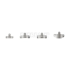 50PCs Dental Matrix Bands Ring Sectional Matrice Clamp 3.5mm/4.5mm/5.5mm/6.5mm