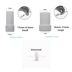 Dental Suction Convertor Saliva Ejector Hose Adaptor white S/M/Universal