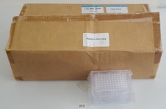 *NEW IN FACTORY BOX* BOX OF 100 Perkin Elmer CMG-555-1 Low Well Plates +Warranty