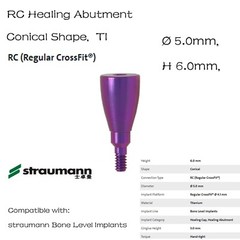 US Straumann RC Healing Abutment Healing Closure Fits ITI Bone Level Regular BLT