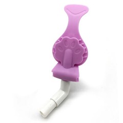 4Pc Dental Orth Saliva Suction Tube Silicone Mouth Bite Block Dryshield Adapater