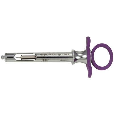 Miltex Miltex GripRite Petite Aspirating Syringe with Purple Silicone Grips
