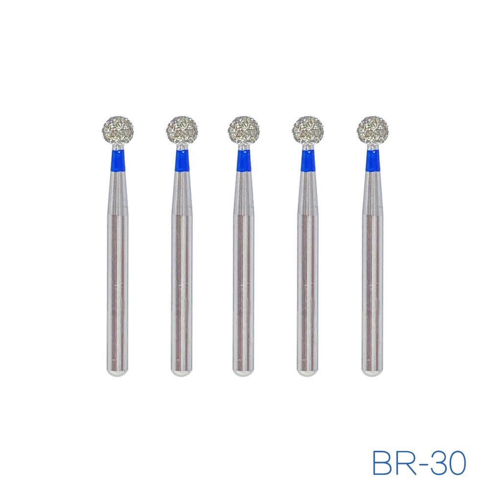 5Pcs DMXDENT Dental Diamond Burs Kit for High Speed Handpiece Medium FG 1.6MM