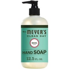 Mrs. Meyer’s SJN651344 Clean Day Liquid Hand Soap, Basil, 12.5 oz
