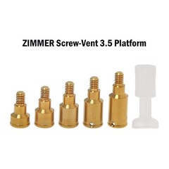 US Zimmer Tapered TSV 3.5/4.5mm Locator Abutment Caps 1-5mm GH Ti Overdenture