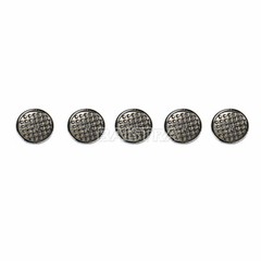 AZDENT Dental Orthodontic Lingual Buttons Metal Bondable Round Base 10pc/pack