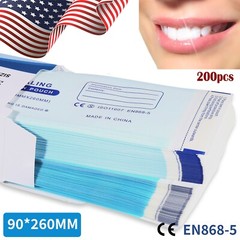 3.5″x 10″ Dental Self Pouch Sterilization Bag Pouches (200 Bags) DL