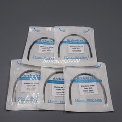 Dental Orthodontic Round Arch Wire Stainless Steel 012 14 16 18 020 Upper Lower