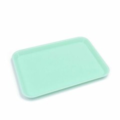 Dental Standard Autoclave Tool Plastic Mini Flat Tray Size Choice Sea Blue 135°C
