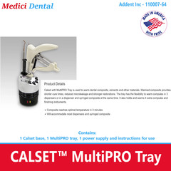 AdDent 110007-64 Calset with Multi-Pro Tray Composite Heater 120 Volts AC Power