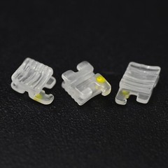 Dental Orthodontic Ceramic Brackets Self Ligating Braces Clear Sapphire Roth MBT
