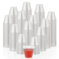 Lilymicky 1000 Count 1 oz Disposable Medicine Cups, 1 1000 ct – 1oz, Frosted