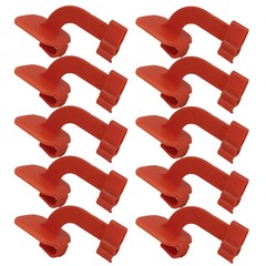 10 pcs Dental Sensor Holder Autoclavable Digital Bitewing Sensor Holder Red US