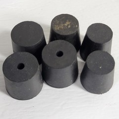UNBRANDED Assorted Rubber Stops for Laboratory Glass Flasks, 43 Count Total