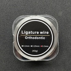 1Roll Dental Orthodontic Stainless Steel Ligature Wire Line Round 0.2/0.25/0.3mm